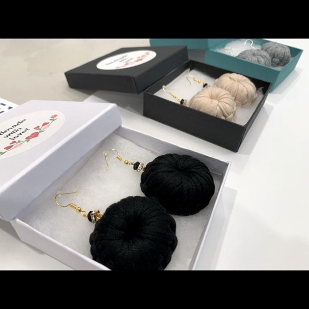 Handmade statement earrings